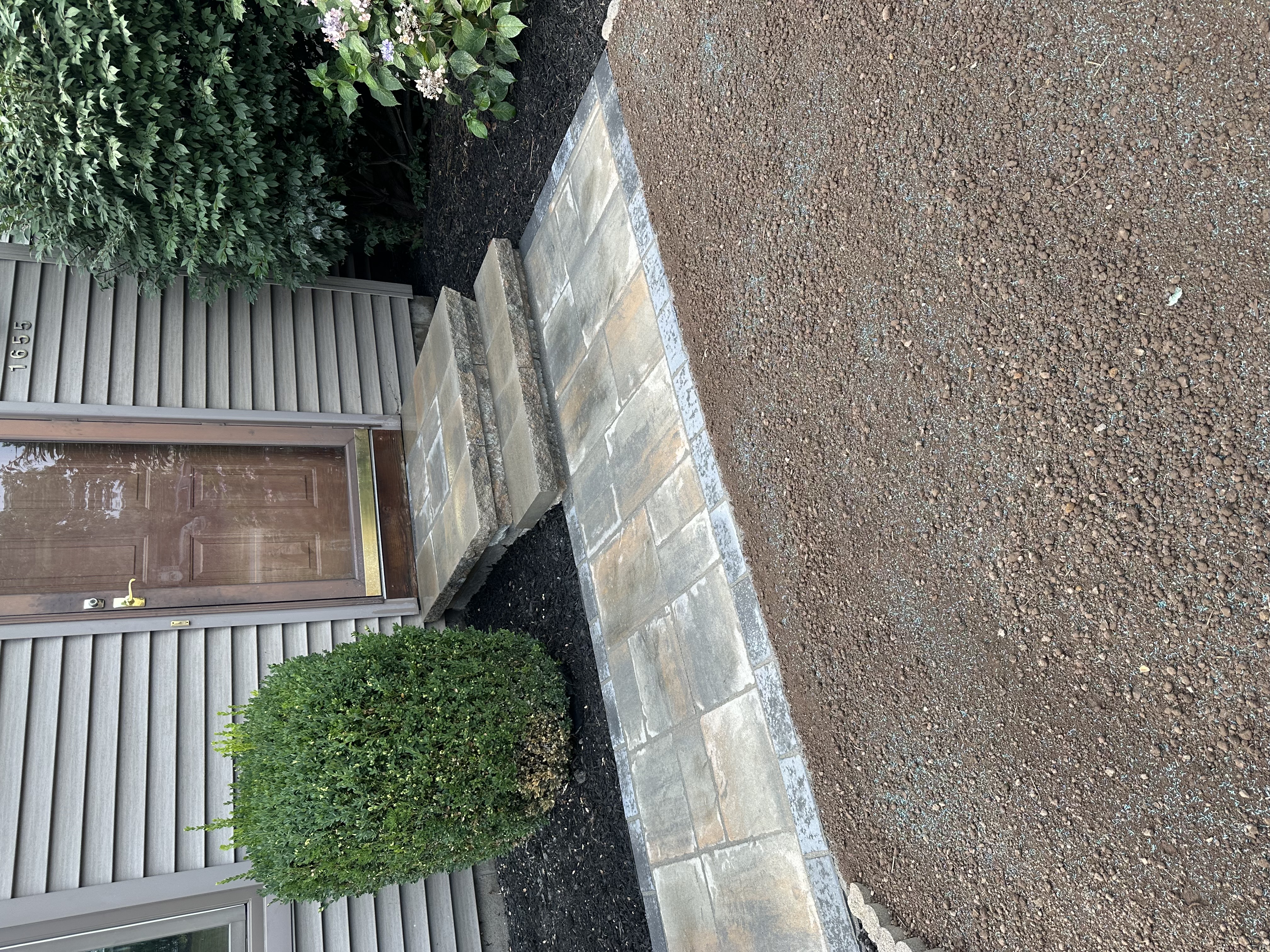 2025 front entry hardscape after photo 1